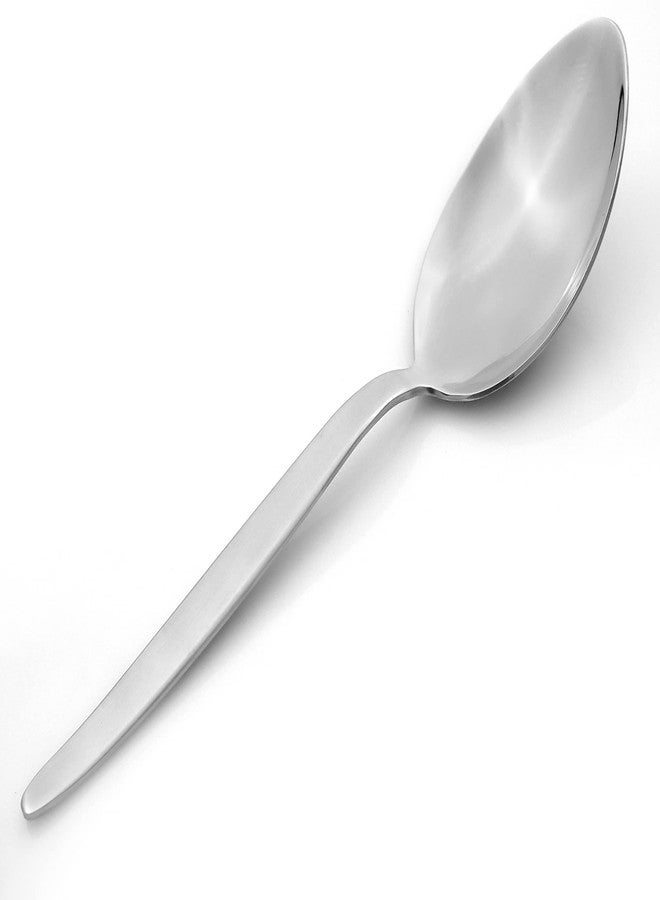 BNAZIND Chef Kunz Spoon | 9 inch 2.5 Tbsp18/10 Stainless Steel Serving Spoon | Basting Quenelle Cooking Plating Dinner Chef Spoons - Image 4