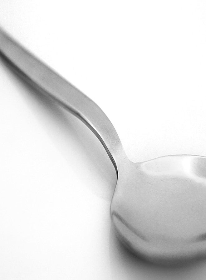 BNAZIND Chef Kunz Spoon | 9 inch 2.5 Tbsp18/10 Stainless Steel Serving Spoon | Basting Quenelle Cooking Plating Dinner Chef Spoons - Image 5