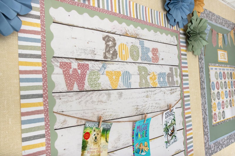 Teacher Created Resources Sage Green Scalloped Rolled Border Trim - 50ft - Decorate Bulletin Boards, Walls, Desks, Windows, Doors, Lockers, Schools, Classrooms, Homeschool & Offices - Image 3