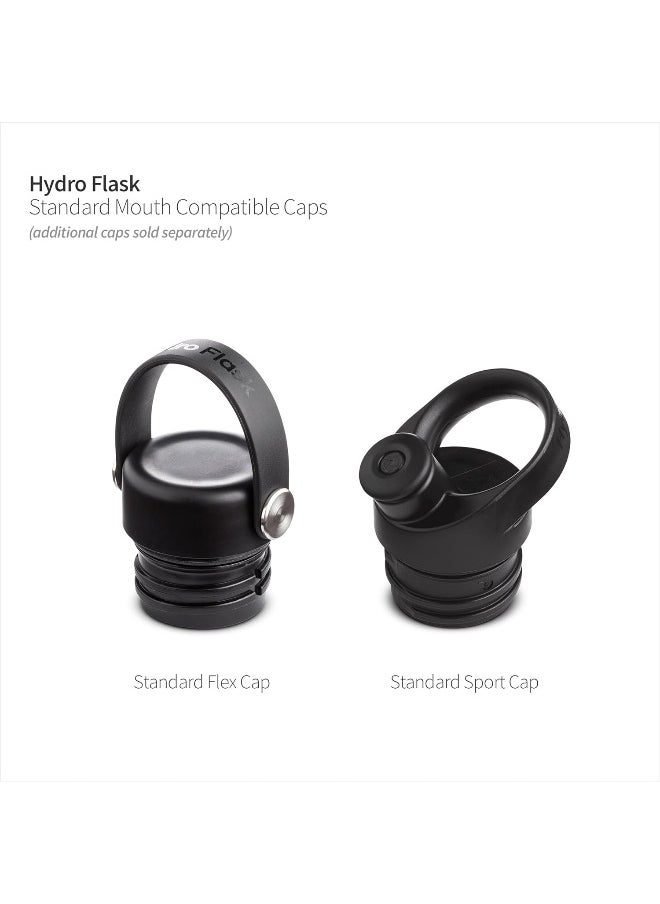 Hydro Flask Hydro Flask 24 oz Standard Mouth Water Bottle with Flex Cap or Flex Straw  - Image 1