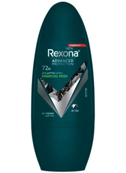 Rexona Men Antiperspirant Roll On Deodorant Charcoal Clean 50 ml