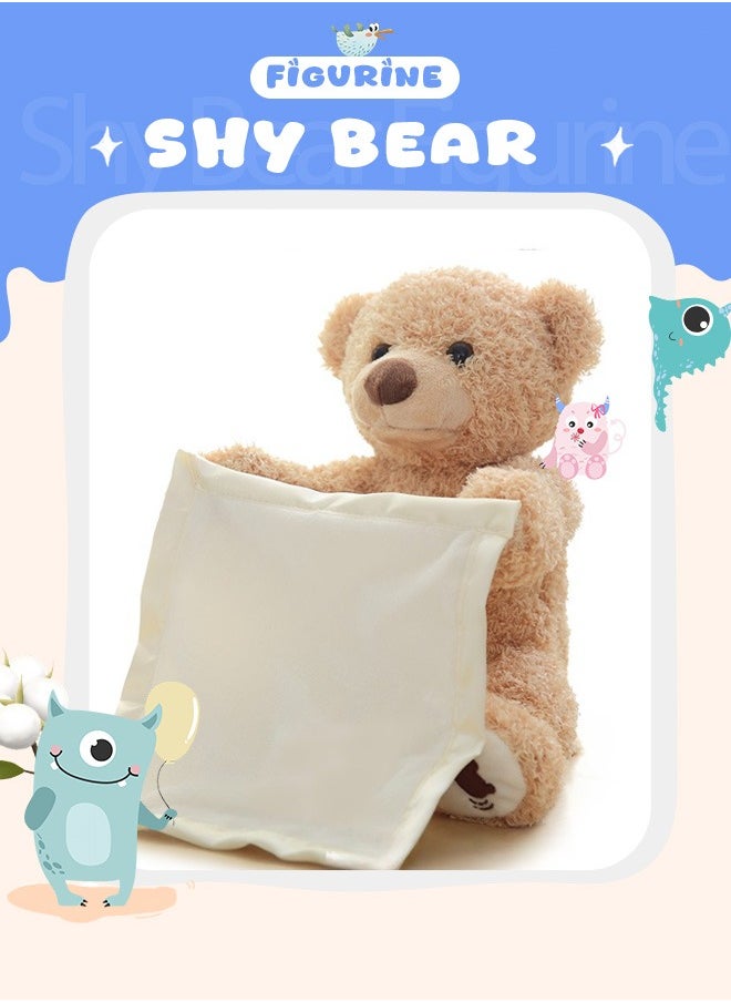 Generic - Electric Hide And Seek Shy Peep Teddy Bear Plush Toy - Image 1