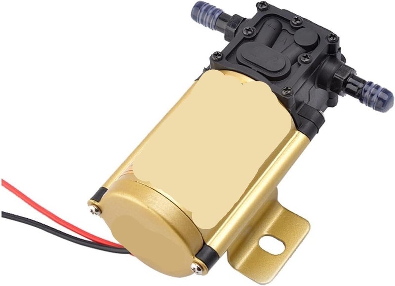 Diaphragm Pump, Peristaltic Pump 12V Electric Gasoline High Power Universal Self-Priming for Bathroom Shower Kitchen(Single Oil Pump) - Image 3