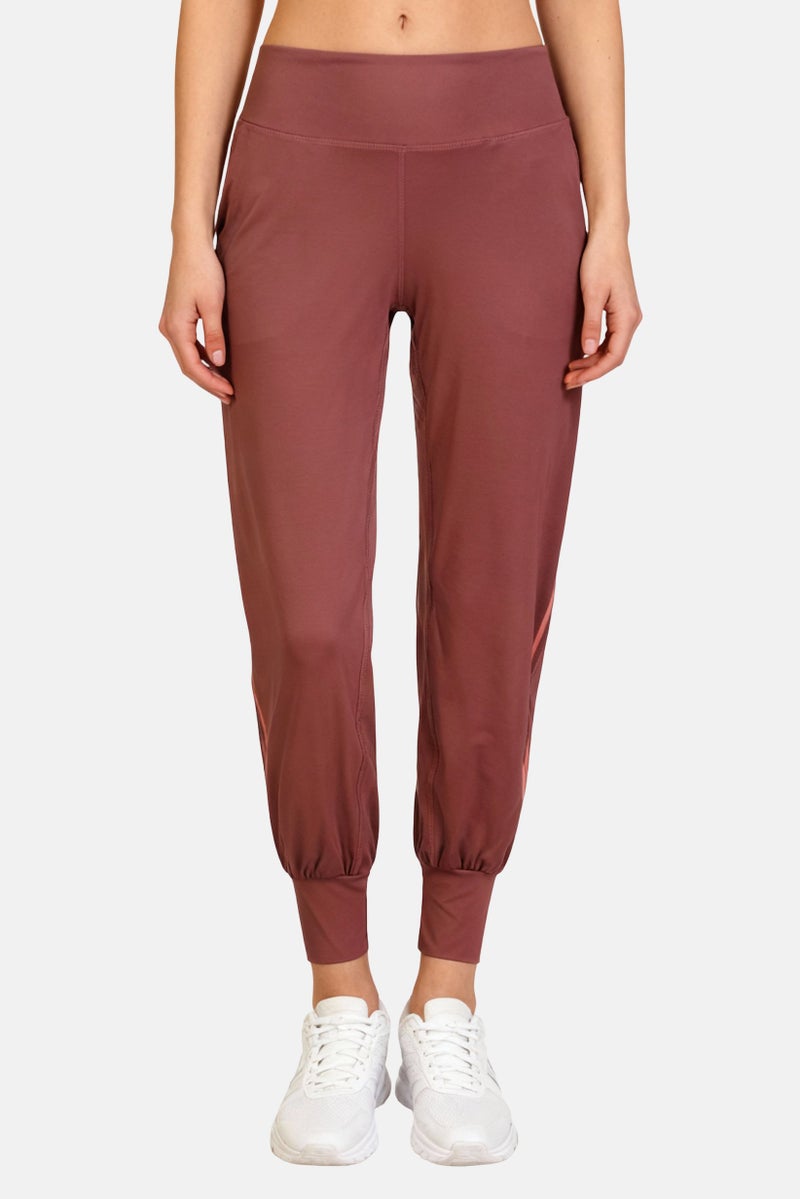 Adidas Women Plus Size Pull On Training Leggings, Old Rose - Image 1