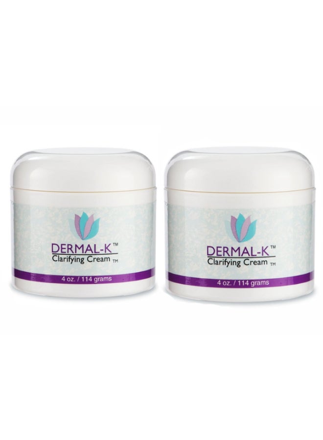 dermal k DermalK Vitamin K Cream 4 OZ Hydrating Cream with Antioxidants Botanicals Reduce the Appearance of Discoloration Fine Lines Wrinkles ParabenFree 2 Pack - Image 2