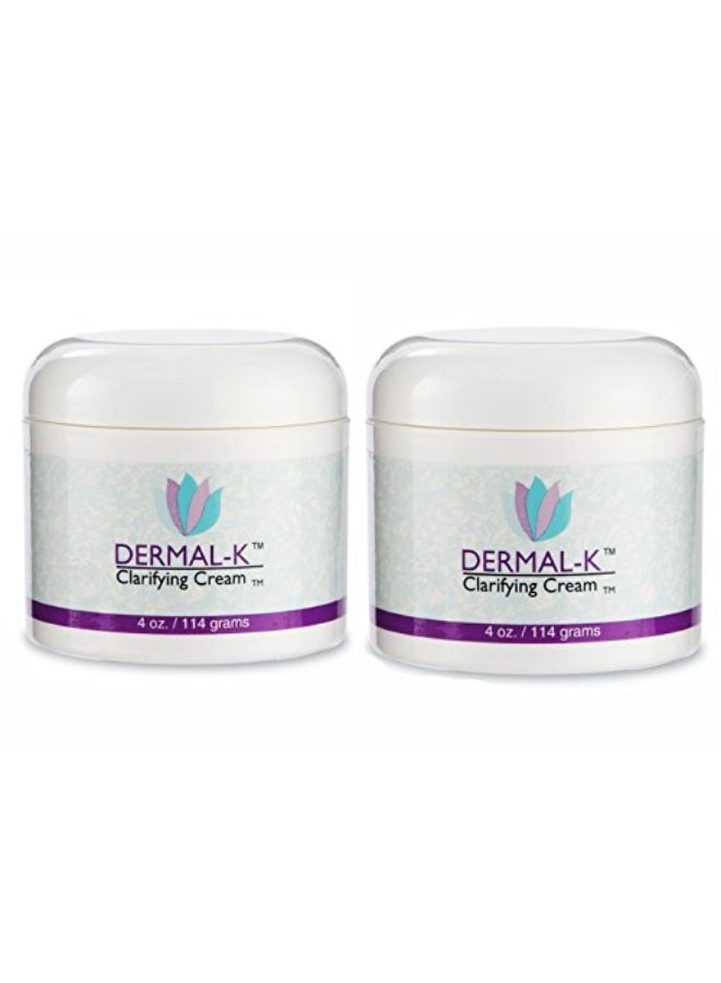 dermal k DermalK Vitamin K Cream 4 OZ Hydrating Cream with Antioxidants Botanicals Reduce the Appearance of Discoloration Fine Lines Wrinkles ParabenFree 2 Pack - Image 1
