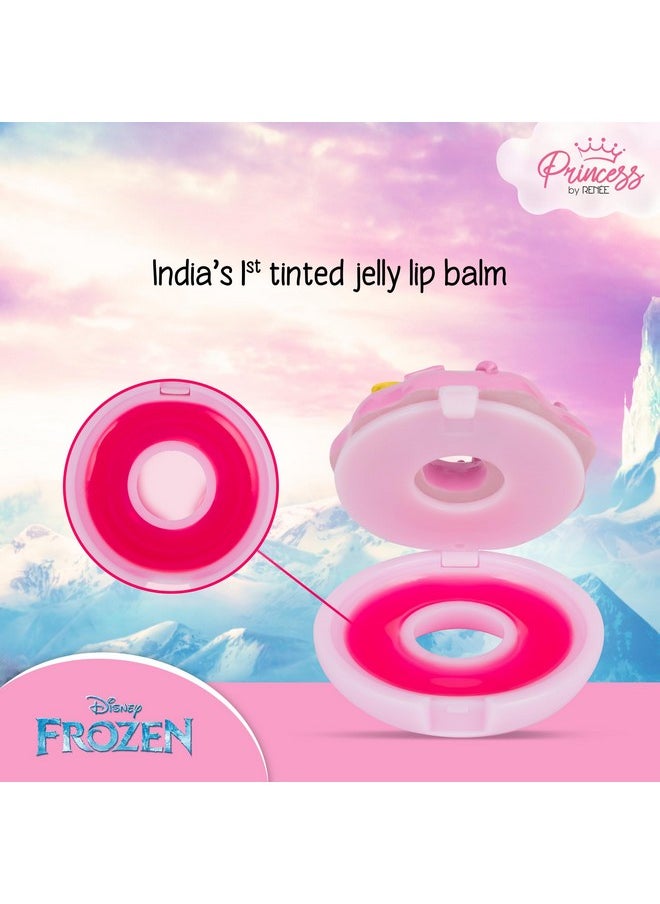Renee Disney Frozen Princess By Renee Donut Jelly Lip Balm Elsa For Preteen Girls Tinted Pink Moisturizes Softens Heals With No Parabens Crueltyfree Dermatologically Tested Peta Certified 2.8G  - Image 3