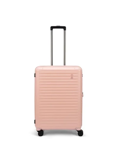 Echolac Celestra 66.5cm Hardcase Expandable 4 Double Wheel Check-In Luggage Trolley Pink - PC183XA PINK 24