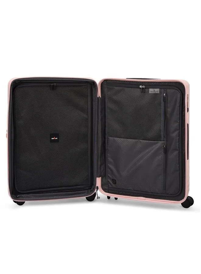 إيكولاك حقيبة سفر ترولي بعجلات مزدوجة قابلة للتوسيع من Celestra 66.5 سم وردي - PC183XA PINK 24