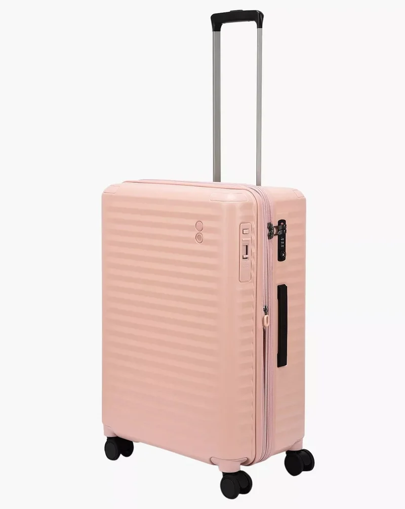 Echolac Celestra 66 Cm Hardcase 4-Double Wheeled Expandable Check-In Luggage Trolley Case - Pink