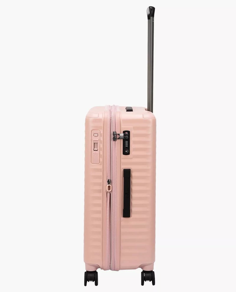 Echolac Celestra Medium 65 Cm Hardcase 4-Double Wheeled Expandable Check-In Luggage Trolley - Pink - Image 3