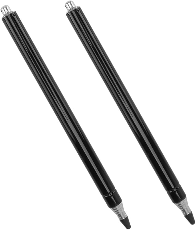 ARTIBETTER 2 Pack Telescopic Hand Pointer Sticks for Tablets Black Fine Polishing for Classroom Teaching - Image 1