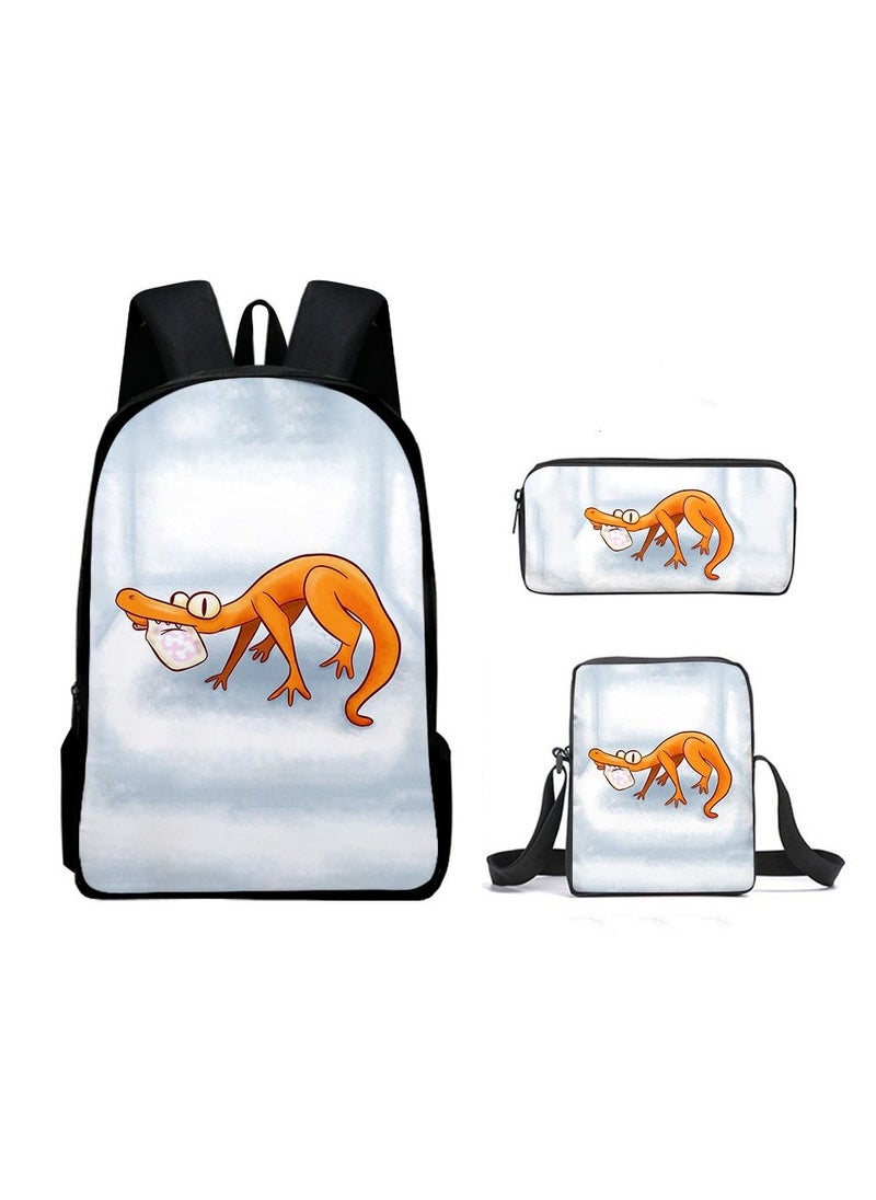 Generic - Cartoon anime backpack for primary and secondary school students, large capacity casual lightweight backpack, cartoon shoulder bag, pencil case, pencil case, and pencil case - Image 1