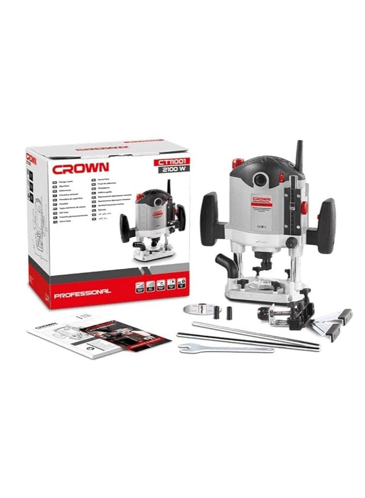 Crown CT11012 Electric Router 8mm, 1050W - Image 3