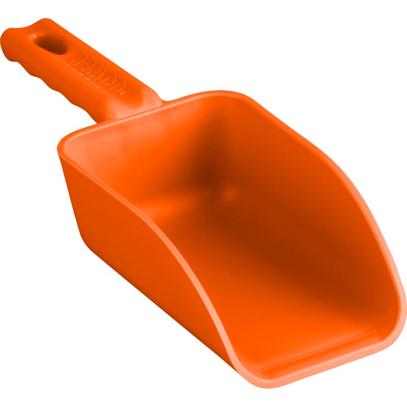 Remco Vikan Remco 63007 Color-Coded Plastic Hand Scoop - BPA-Free Food-Safe Kitchen Utensils, Restaurant and Food Service Supplies, 16 oz, Orange - Image 1