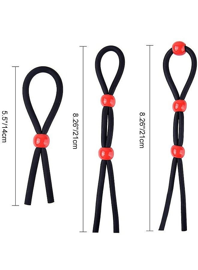HS Adjustable Ring Set Basic Ring Toys, Olefu Sturdiness Flexibility Adjustable Ties For Man - Image 3
