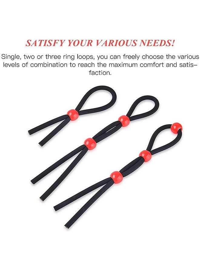 HS Adjustable Ring Set Basic Ring Toys, Olefu Sturdiness Flexibility Adjustable Ties For Man - Image 4