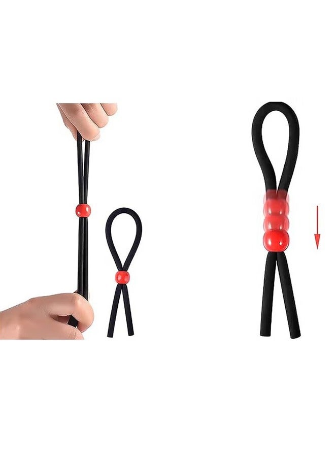 HS Adjustable Ring Set Basic Ring Toys, Olefu Sturdiness Flexibility Adjustable Ties For Man - Image 5