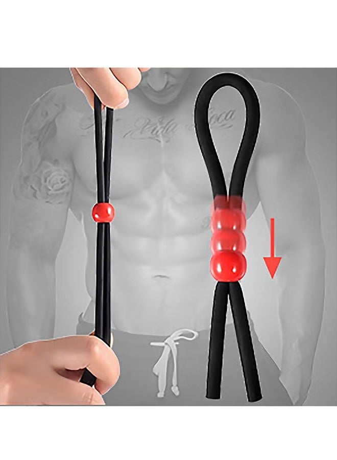 HS Adjustable Ring Set Basic Ring Toys, Olefu Sturdiness Flexibility Adjustable Ties For Man - Image 2
