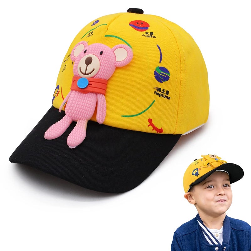 VRITRAZ Cartoon Character Printed Little Cap for Kids, Baby Girls and Boys 3-12 Years - Image 1