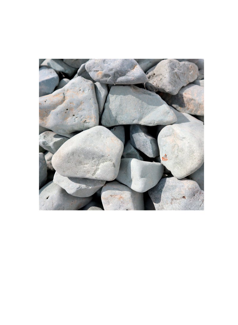 KNP Green River stone Natural Garden Material 1-2 cm 5kg - Image 1