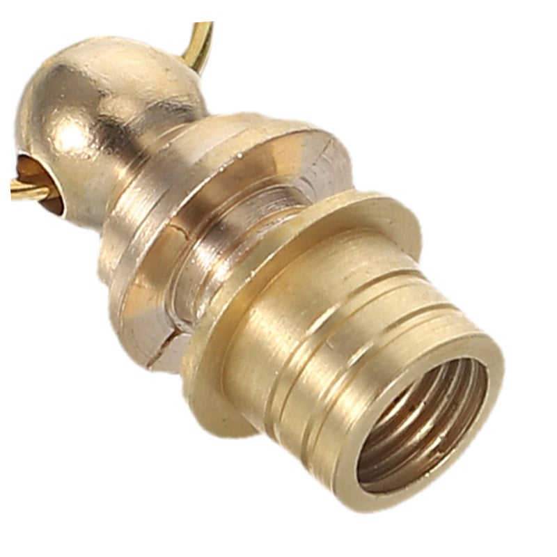 10pcs 1 20X0 80X0 80CM Gourd Plug Jewelry Connectors Screw Clasps For Bracelet Making Twist Clasps Cord End Caps - Image 4