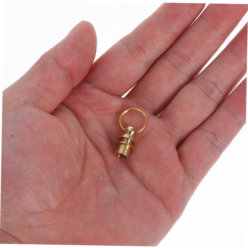 10pcs 1 20X0 80X0 80CM Gourd Plug Jewelry Connectors Screw Clasps For Bracelet Making Twist Clasps Cord End Caps - Image 5