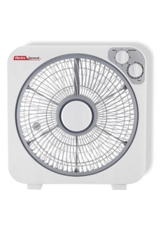 Electro General Electro General Box Fan Model FBX-WGR30 - 6 Durable PP Blades - Full Copper Motor (66*12mm) - One-Hour Timer - 3 Speed Settings - Swing Feature for Left-to-Right Air Distribution - Compact Design with High-Performance Operation  - Image 2
