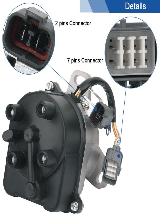 AiYiGu Ignition Distributor Compatible with Honda Civic DX, CX, LX 1.5L NON V-TEC 1992 1993 1994 1995, Replacement OEM TD-41U TD-47U 30100-P06-A02 30100P06A02 DST102 - Image 4