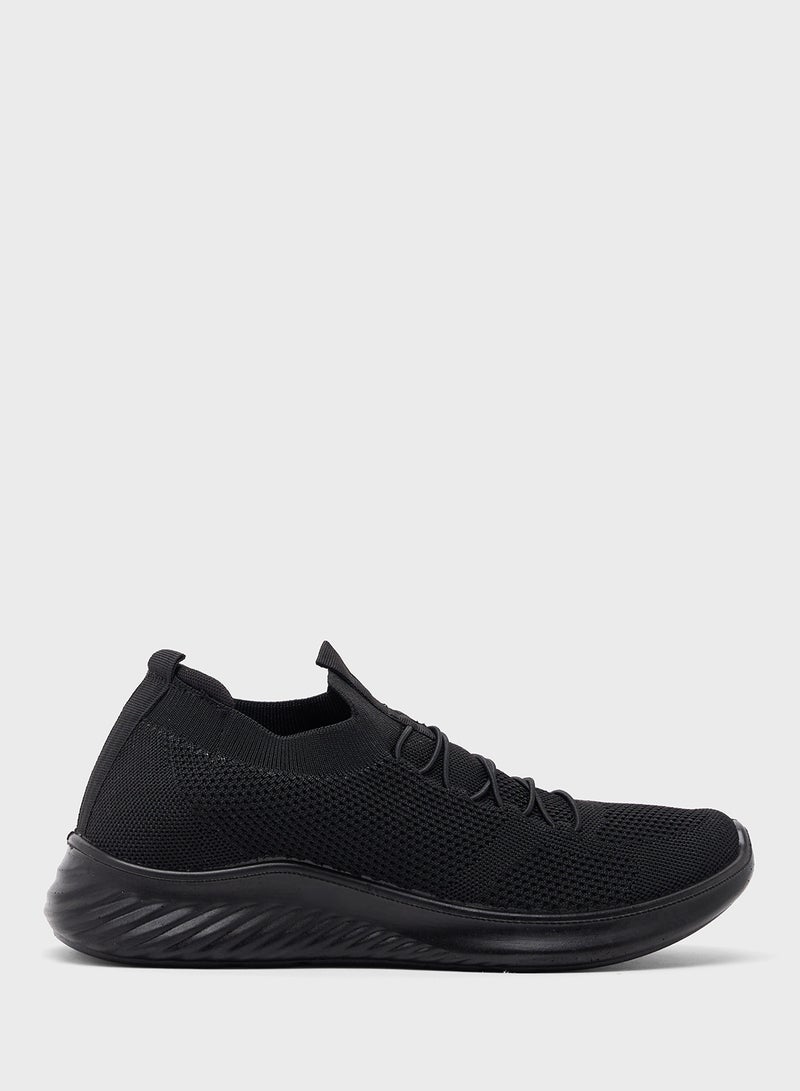 Seventy Five Casual Knitted Slip Ons - Image 1