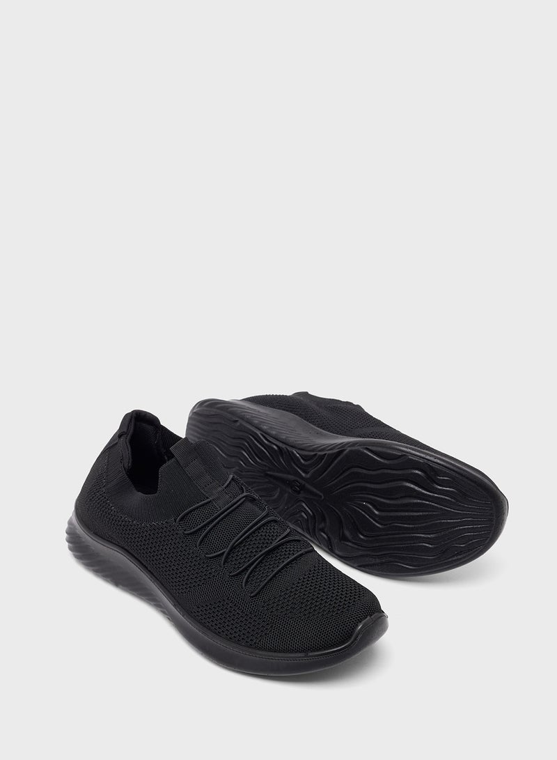 Seventy Five Casual Knitted Slip Ons - Image 3