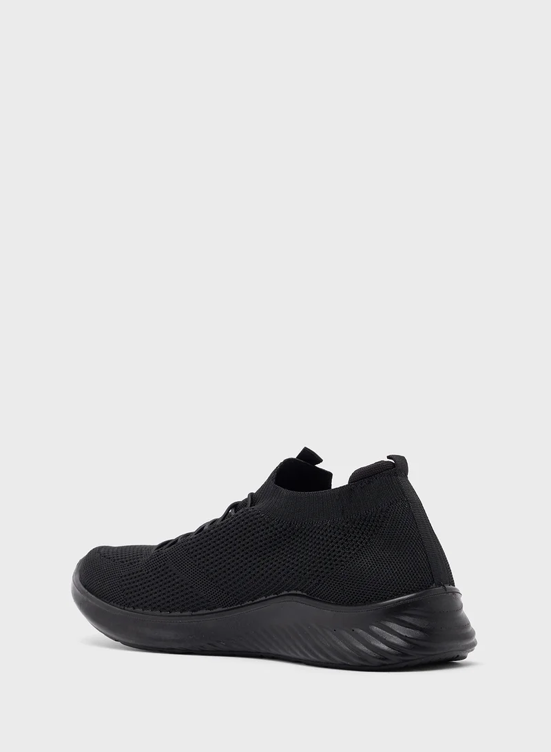 سفنتي فايف Casual Knitted Slip Ons