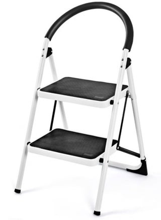 2 Layer Folding Ladder, 2 Step Iron Ladder Foldable, Stainless Steel Ladder Household Ladder, Movable And Non Slip - pzsku/ZBF0B249D354A3D1177E0Z/45/_/1732675371/6e6592cf-02d5-4648-99e4-1bbebf80ecd5
