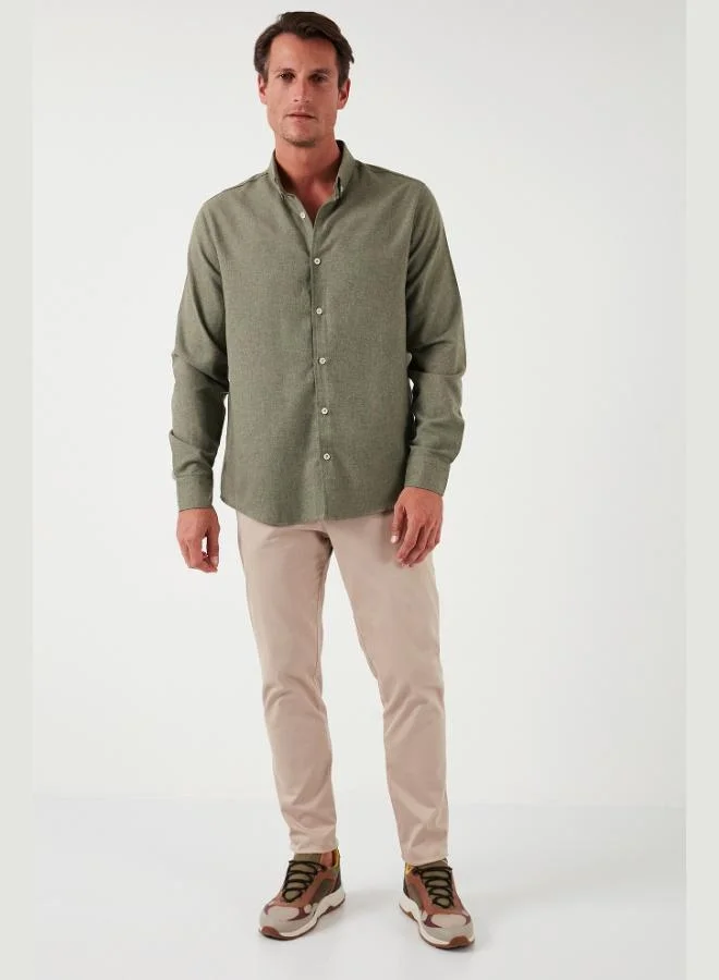 Buratti  Buratti Cotton Regular Fit Button-Down Collar Winter Shirt Men's SHIRT CF24W127079 for Men | Best Price UAE