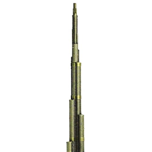 ASHVAH Dubai Burj Khalifa Monument Miniature Showpiece, Replica, Small Metal Souvenir Model, 26 cm - Image 4