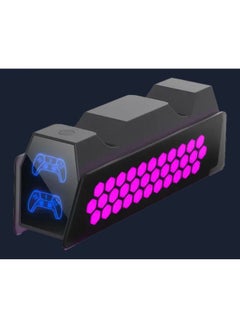 DOBE DOBE Dual Charger for PlayStation 5 Controllers - RGB  - Image 2