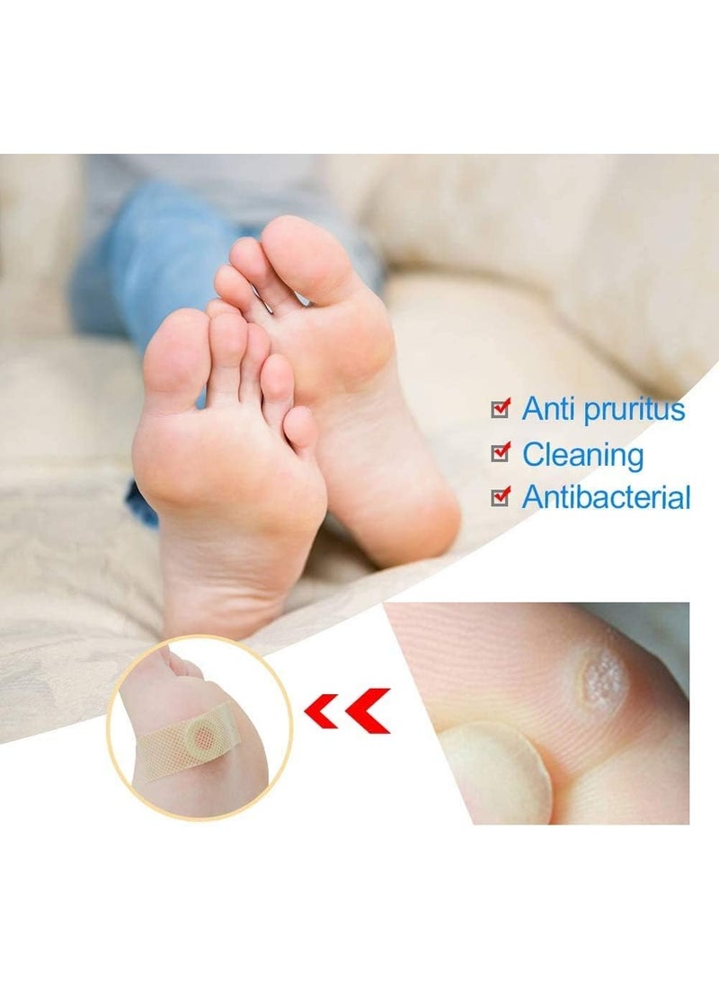 MQFORU 60 Piece Foot Corn Removal Plaster With Hole Warts Thorn Patch Pads Toe Care Patches - Image 5