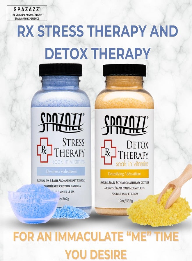 Spazazz Aromatherapy Spa and Bath Crystals 2Pk - Detox/Stress Therapy - Image 4