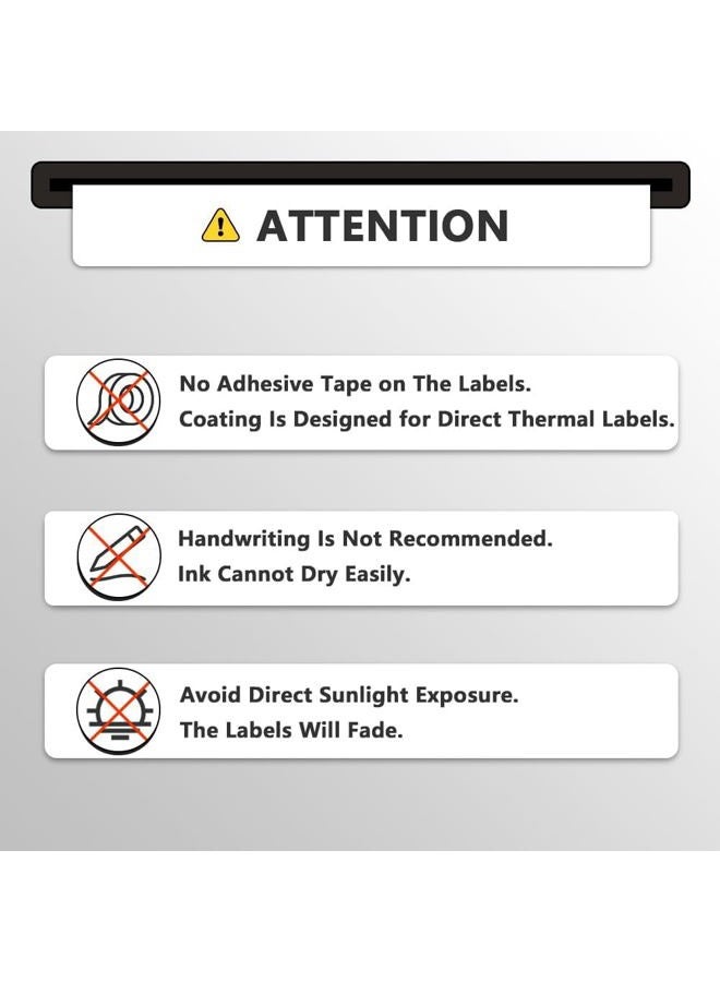 BETCKEY Compatible DYMO 30321 (1-4/10" x 3-1/2") Address Labels, Strong Adhesive & Perforated, Compatible with DYMO Labelwriter 450, 4XL, Rollo & Zebra Desktop Printers [20 Rolls/5200 Labels] - Image 5