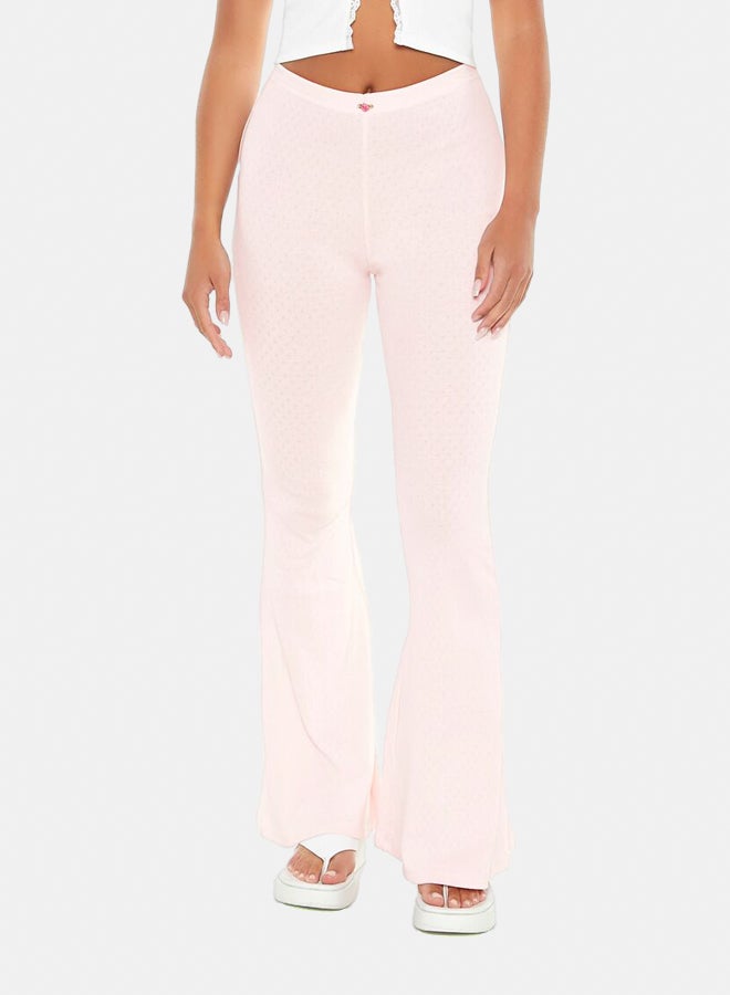 FOREVER 21 Rosette Pointelle Pants - Image 2