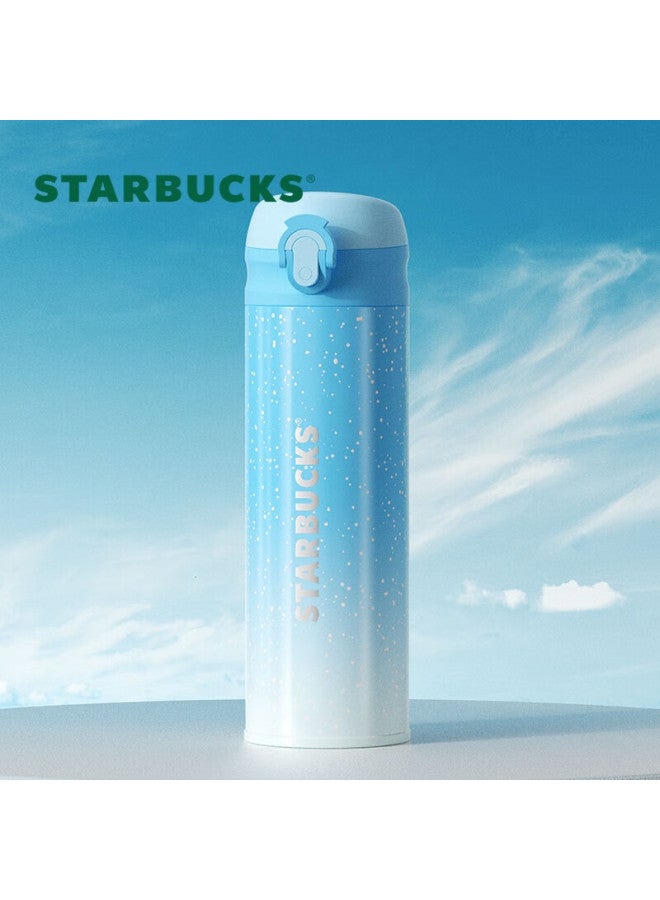 Starbucks, Starbucks Starry Sky Blue Bounce Insulated Tumbler, 414ml - Image 1