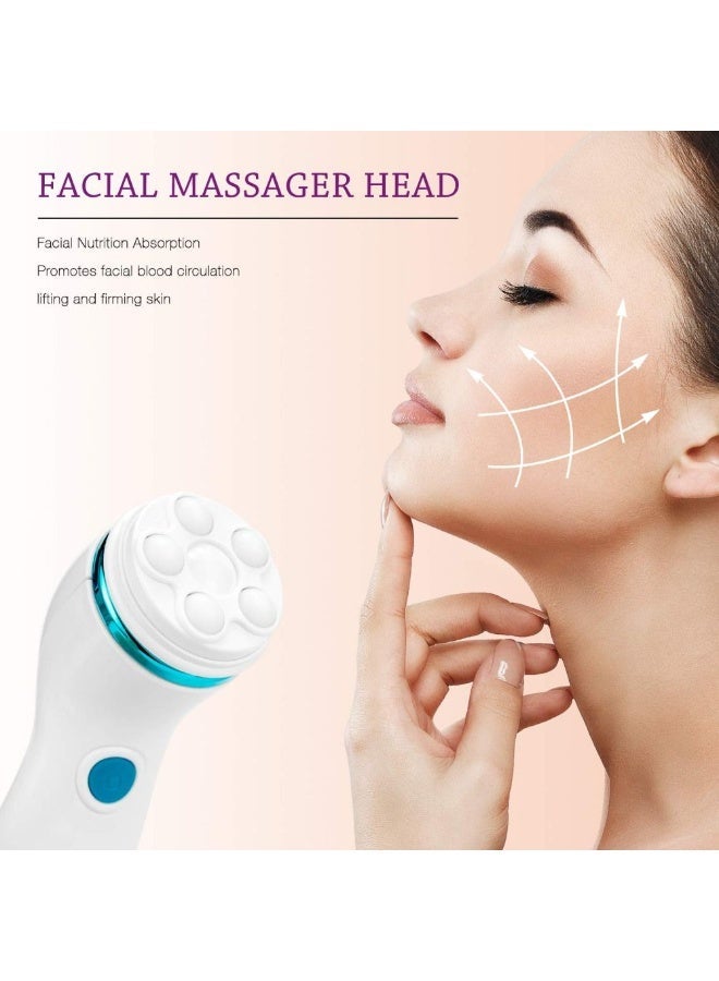 Cnaier 4-in-1 Electric Facial Cleansing Brush with Multiple Heads for Skin Cleansing and Care - Image 3