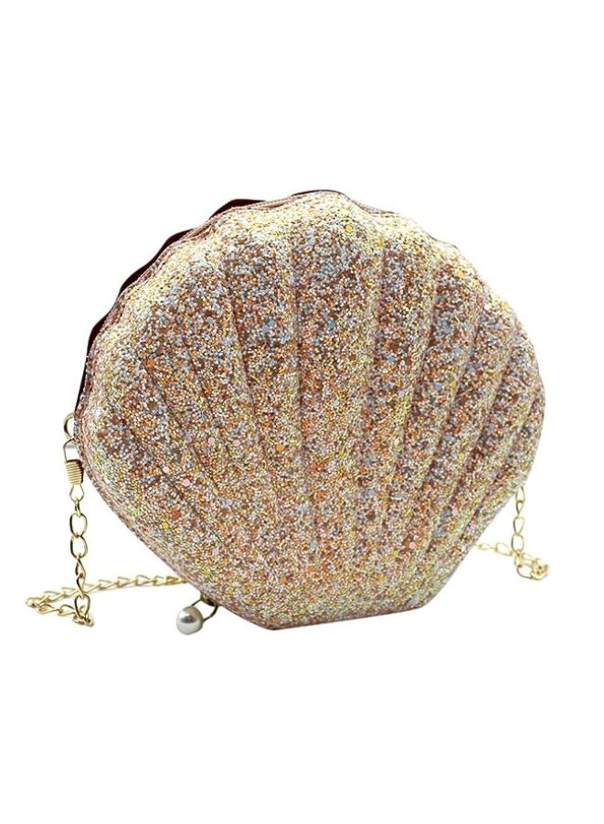 Captivating Shell-Shaped Women's Clutch | Evening Party Sequin Purses Crossbody Bag | Seashell Chain Shoulder Bags - Image 1