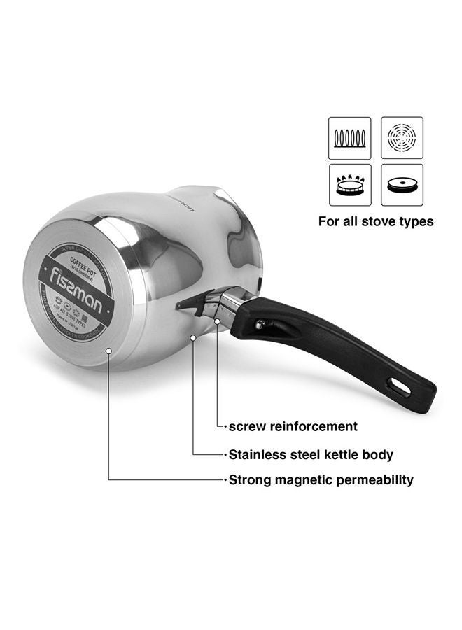Fissman وعاء قهوة 530 مل مع قاعدة حثية من الفولاذ المقاوم للصدأ - Image 4
