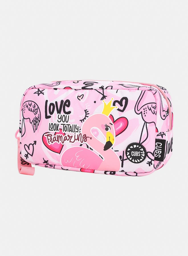 CUBS Pencil Case Love Flamingo - Image 2