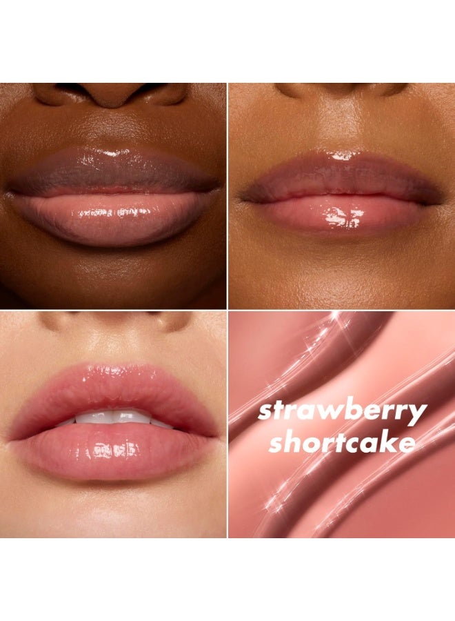 إلف e.l.f. Glow Reviver Melting Lip Balm - بلسم شفاه مرطب ومُلوَّن يمنح لمسة نهائية لامعة وشفاه ناعمة ونضرة - نباتي ولم يُجرَّب على الحيوانات - بنكهة "Strawberry Shortcake" (15 غرام) - Image 3