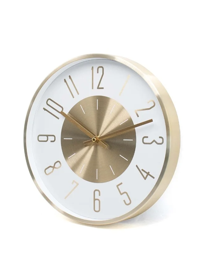 دانوب هوم Cambridge Elegance Wall Clock Classic And Stylish Round Wall Clock With Elegant Design Perfect For Living Room Office Bedroom Timeless Home Decor Accent 30X30X4.5Cm Copper