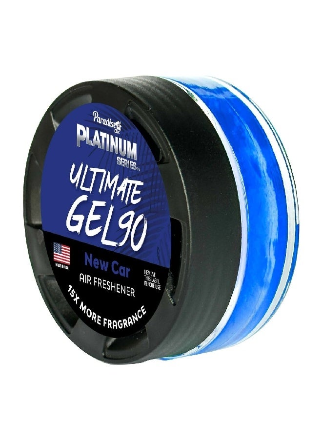 Saco معطر هواء السيارة الجديد من باراديس بلاتينيوم سيريز جل نهائي 90 جرام - 007Q