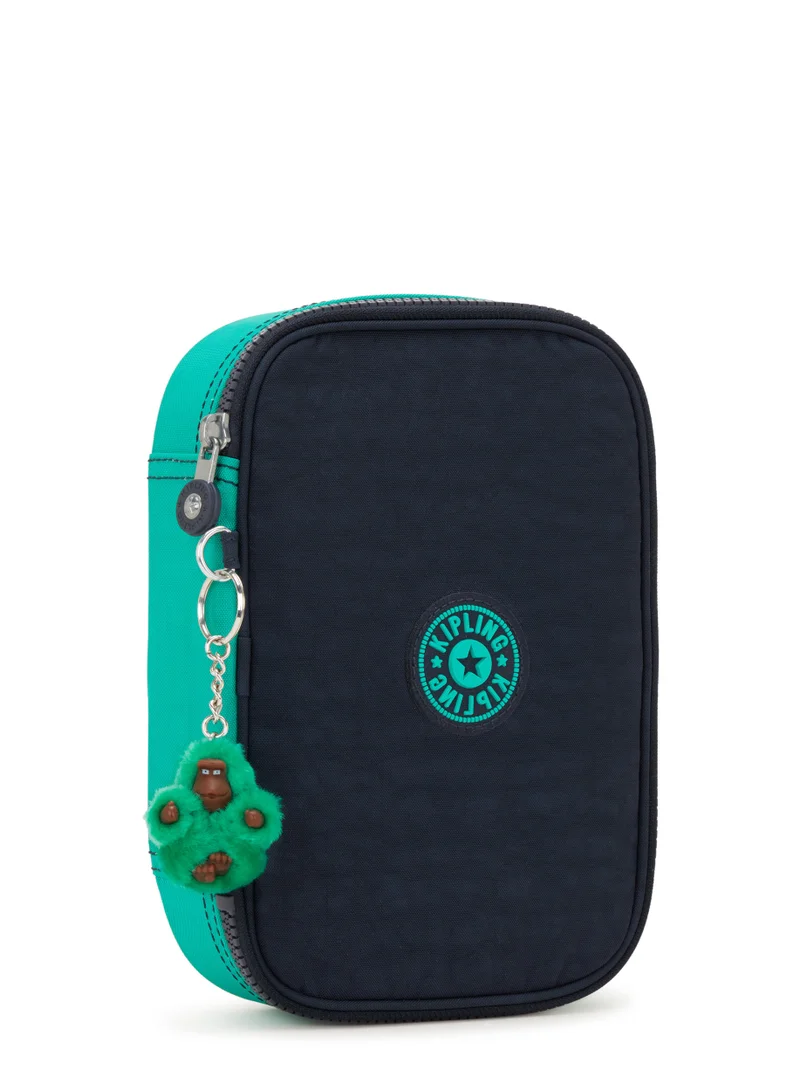 kipling 100 Pens Large pencase Blue Green Bl-09405CD7