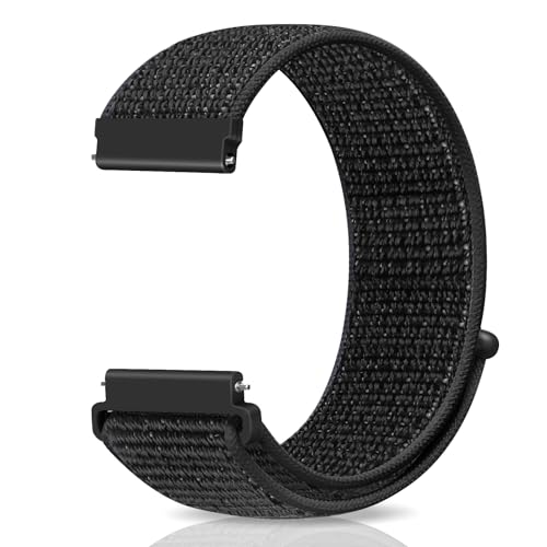 AVOD 20mm Nylon Quick Release Band Compatible with Samsung Galaxy Watch 7 6 5 4 40mm 44mm/Garmin Vívoactive 6/5/3/3 Music/Forerunner 570 42mm/55/158/165/245/645/Amazift Active 2/Active/T-Rex 3 Pro 44mm - Image 1